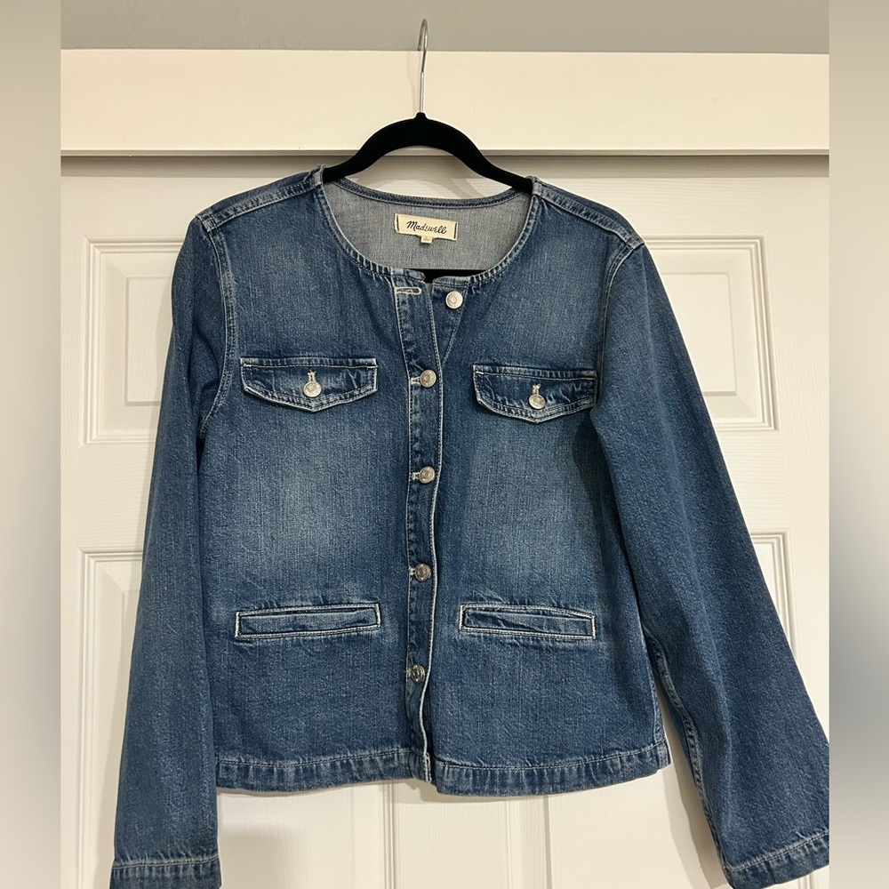 Madewell Women's Blue Denim Lady Jacket
